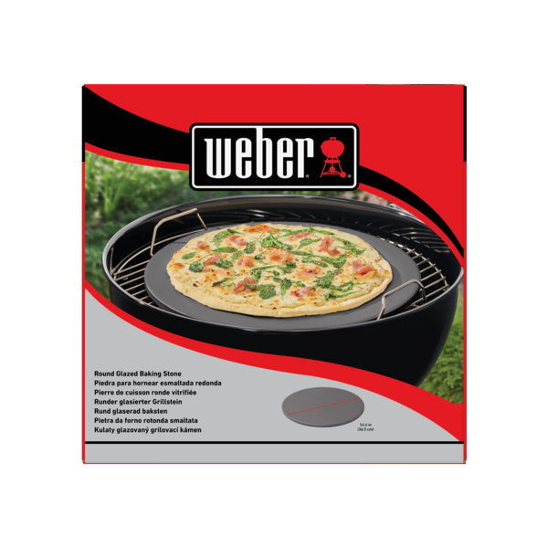 Persoonlijk walgelijk aanvulling Weber Pizzasteen geglazuurd rond 36 cm - Weber Original Store